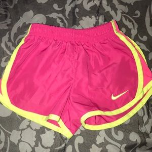 2T Hot Pink & Neon Yellow Nike Shorts